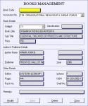Books entry form provides easy interface for punching book details with group copy and paste feature for faster data entry